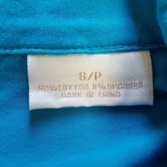 EP Pro Golf Blue V Neck Top - Picture 8 of 8